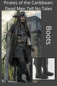 Cosplay pirate`s boots